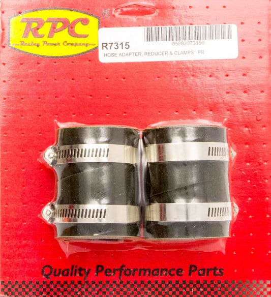 Radiator Hose Adapter Kit (2 Sets)
Includes 2" Sleeve Adapter, 1-1/2" Reducers & 2 Clamps