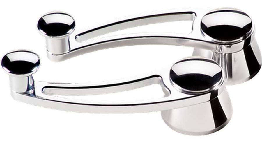 Chrome Aluminium Window Handles 3"