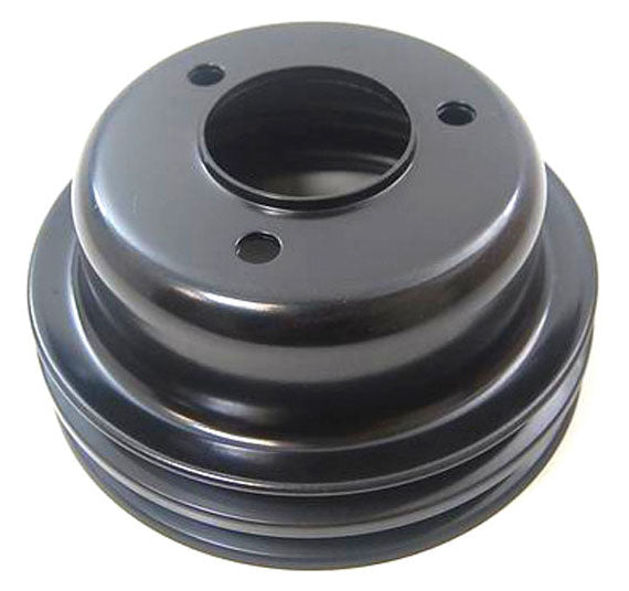 Black Steel Crankshaft Lower Pulley, Tripple Groove 6-3/4" Dia, 3-1/2" Deep
Fits 1965-66 S/B Ford 289