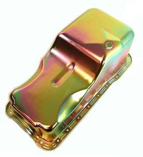 Zinc Steel Stock Oil Pan
Fits 1969-91 Ford 351W (Stock Capacity) for Passenger Cars NOT for Trucks or Vans