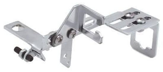 Chrome Steel Carburettor Mounted Linkage Bracket
Fits Automatic Transmission (Fits Most Holley/AFB Carburettors)