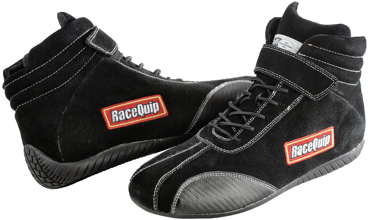 Euro Carbon-L SFI-5 Racing Shoes, Black, Size 11
SFI 3.3/5 Rated