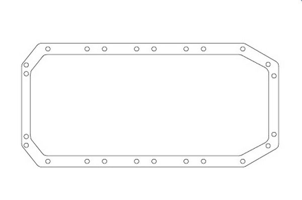 AccuSeal Oil Pan Gasket - 9.375" inside width
Suit Chrysler TFX-96 Racing Hemi