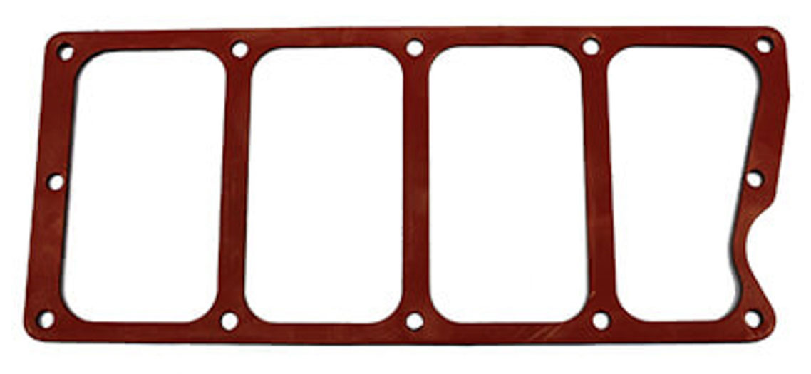 Red Teflon Coated Valley Cover Gasket
With Steel Core Suit Donovan 417, .085" Thick