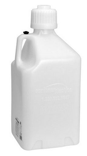 5 Gallon (18.9L) Square Utility Jug, White
9.5" x 9.5" x 21"