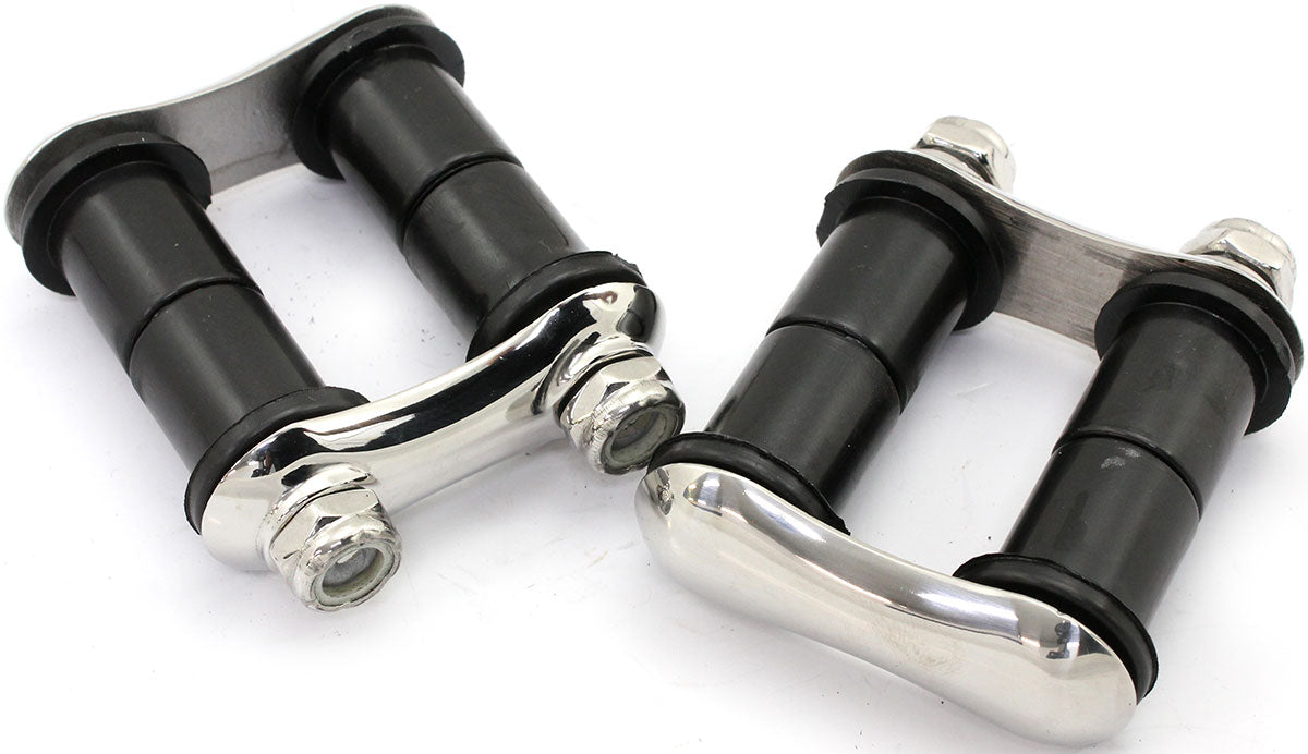 GT2 Polished S/S Front Spring Shackles
1-3/4"