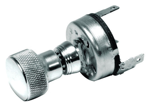 SO-CAL Speed Shop Polished Knurled Speed Knob 2-Position Wiper Switch