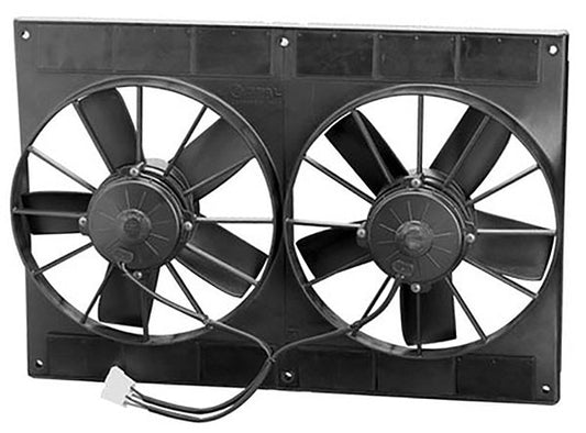 11" Dual ElectricThermo Fans
2720 cfm - Puller Type With Straight Blades