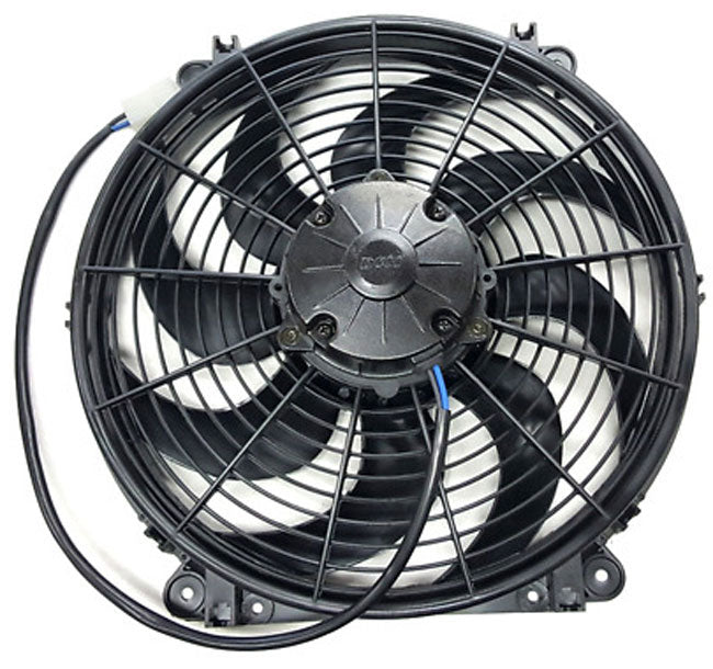 13" Electric Thermo Fan
1350 cfm - Puller Type With Reversible Curved Blades (Baco Style) DCM Brand