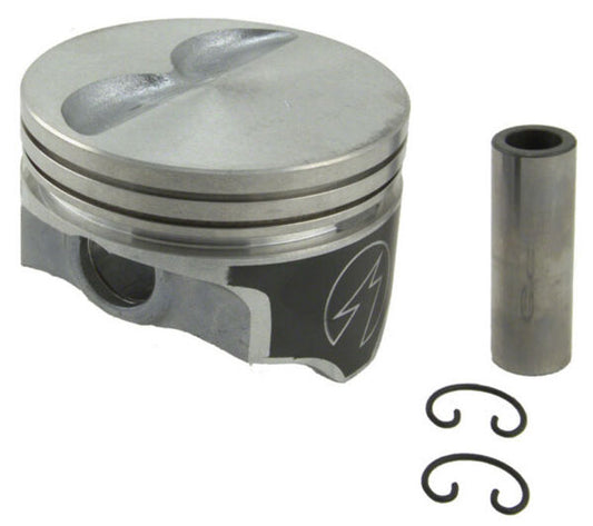 350 ci SB Chev - Flat Top Hypereutectic Pistons
389 c.i., 4.060" bore, 3.750 stroke, 5.700" rod length, -5.0cc dome volume