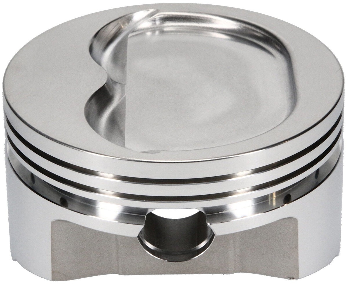 Small Block Chev 400 - Dish Forged Piston 407 c.i, 4.155" bore, 3.750" stroke, 5.700" rod length, -21cc dome volume