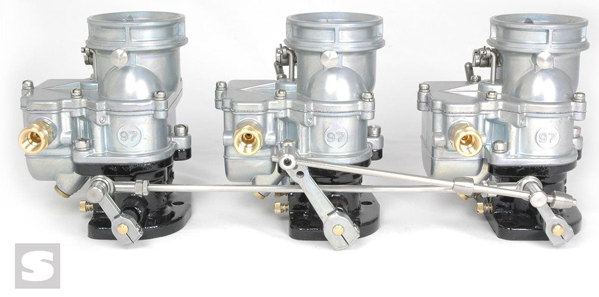 Progressive Carburettor Linkage Kit
Suit 3 X 2 Chev With Edelbrock Tripower Stromberg Carburettors