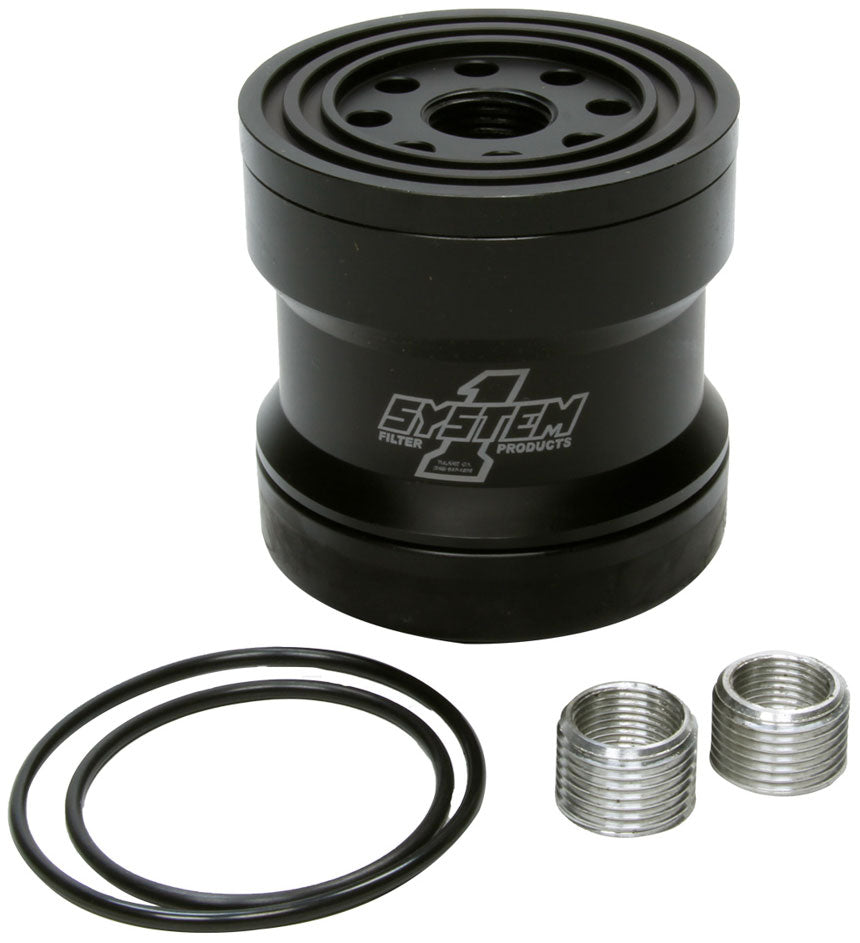 Short Billet Oil Filter 75 Micron, Universal Thread 3-3/4 x 3-3/4