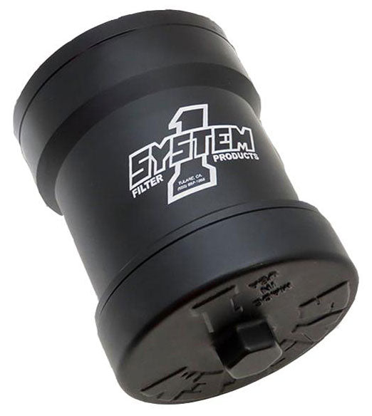 Billet EFI Fuel Filter, 1" -12 Spin-on, 10 Micron
3.75" OD x 5.75"