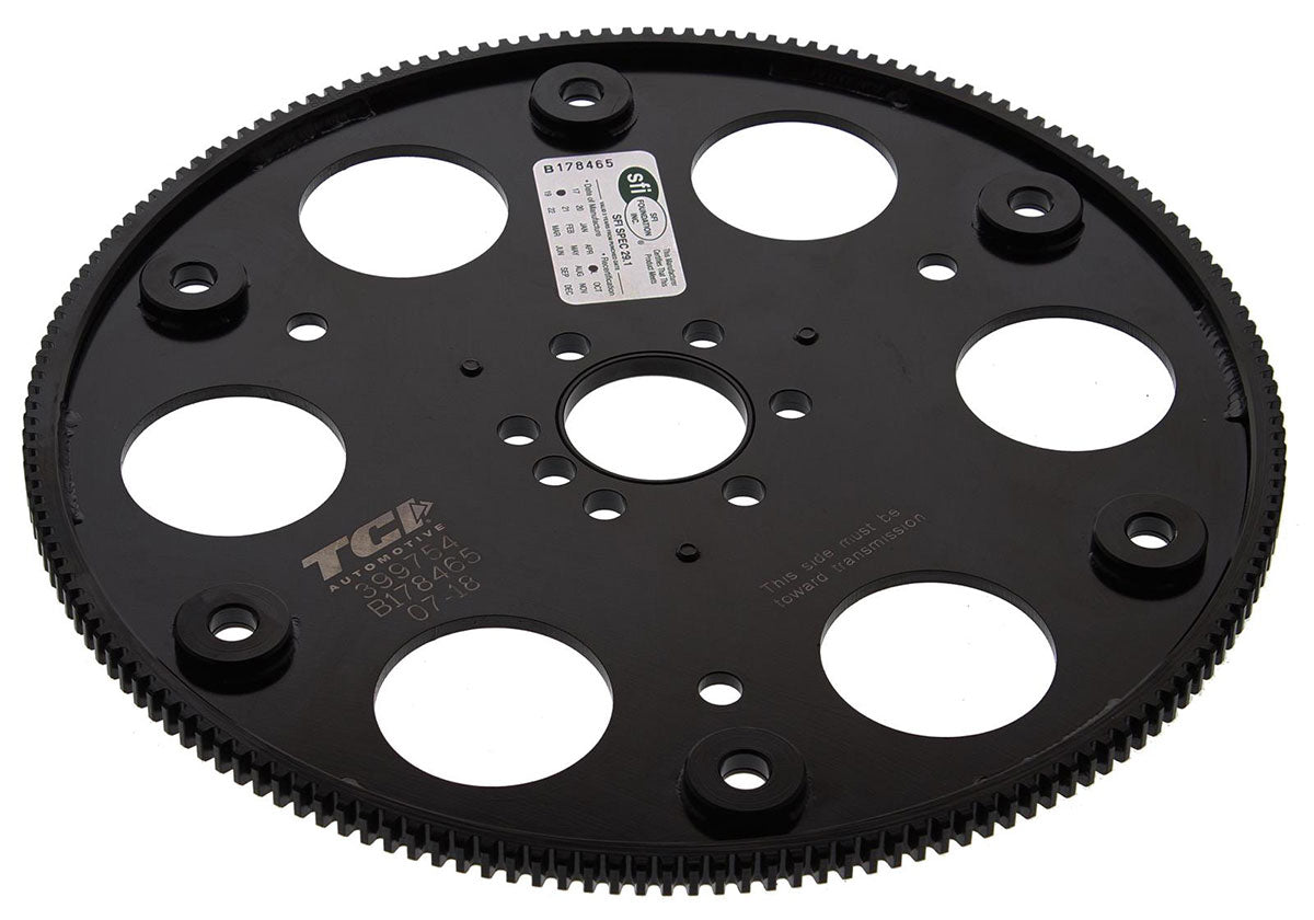 TCI LS1 Flexplate
Fits LS1 Engine To 4L80E Converter/Transmission, Wide Pattern SFI Approved