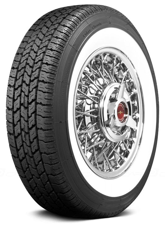 Coker Classic Radial Tyre
205 75R-15 With 2-3/8" White Wall