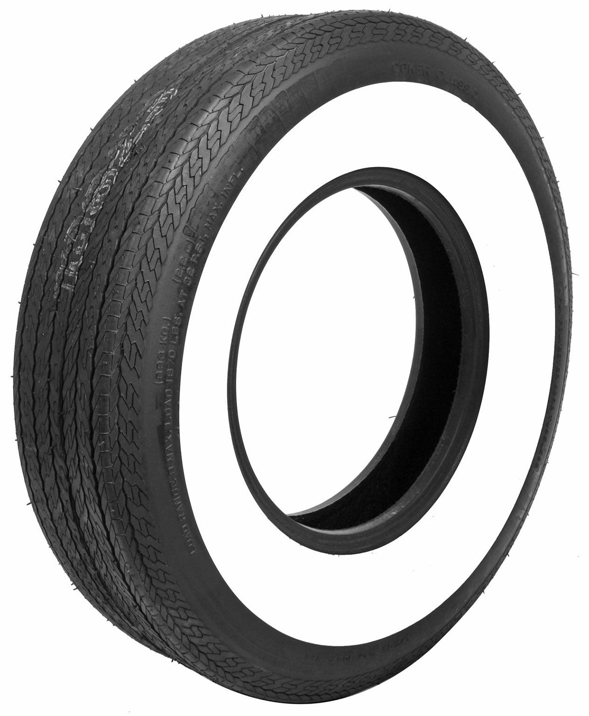 L78-15 Bias Ply Tyre With 4" Whitewall