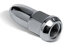 Chrome Bullet Wheel Nut - 17mm Hex
1/2" Thread (Sold EA)