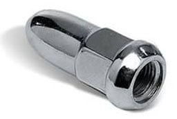 Chrome Bullet Wheel Nut - 17mm Hex
12mm x 1.50" Thread (Sold EA)