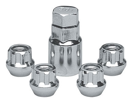 Chrome Tapered Opend End Wheel Lock Nuts
1/2" Thread (set Of 4)