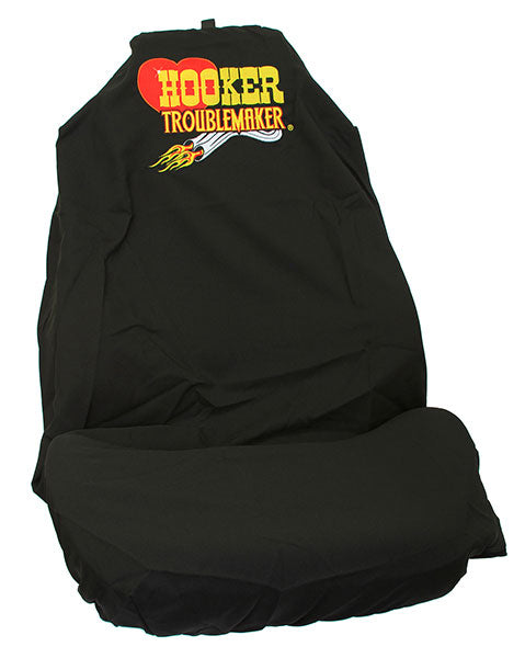 Hooker Troublemaker Throw Over Seat Cover
Fits Most Seats