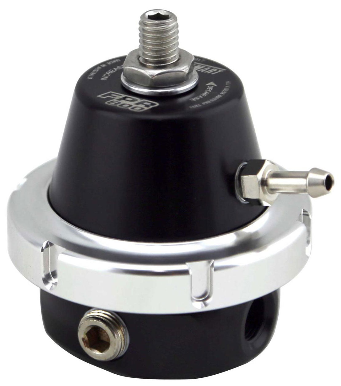 EFI Fuel Pressure Regulator (800 HP)
Black With 1/8" NPT Inlet & Outlet, & 1/8" NPT Gauge Port