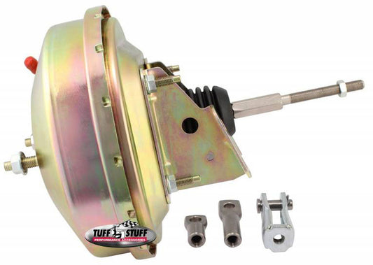 Single Diaphragm PowerBrake Booster
9" O.D, Gold Zinc, Universal Fittment