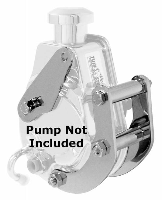 Saginaw Power Steer Pump Bracket - Chrome
Suit BB Chev With Short Pump, L/H Lower mount