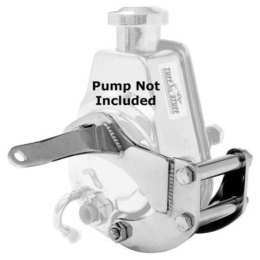 Saginaw Power Steer Pump Bracket - Chrome
Suit SB Chev With Short Pump, L/H Lower mount