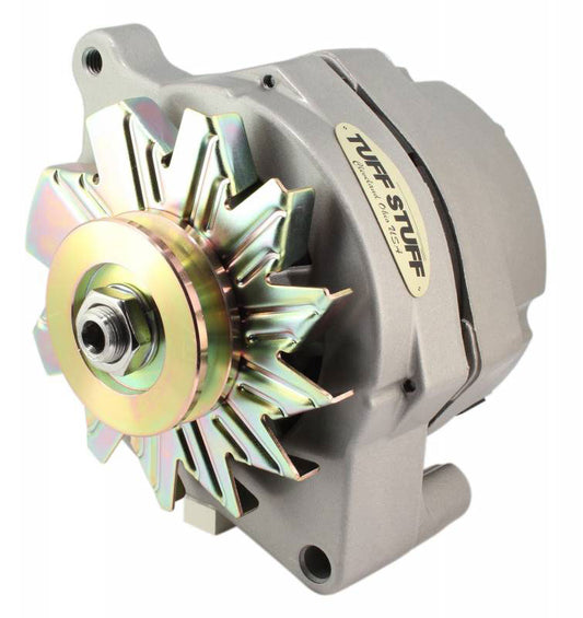 Natural Cast Smooth Ford Alternator
100 AMP, 1 Wire, Internal Regulator, Single V Groove Pulley