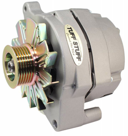 Natural Cast Smooth Ford Alternator
100 AMP, 1 Wire, Internal Regulator, serpentine 6 GroovePulley