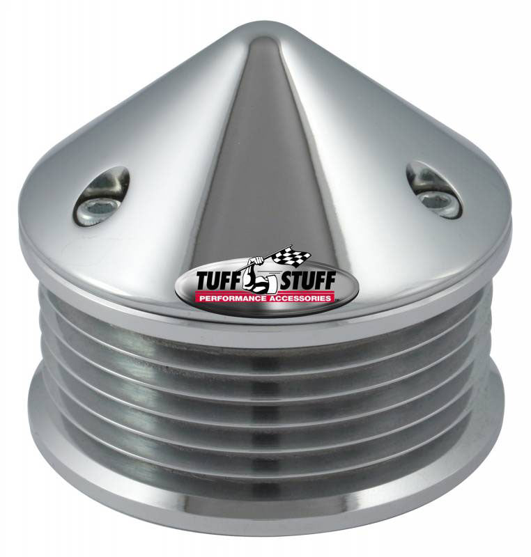 Chrome Bullet Nose Alternator Pulley
6-Groove Serpentine