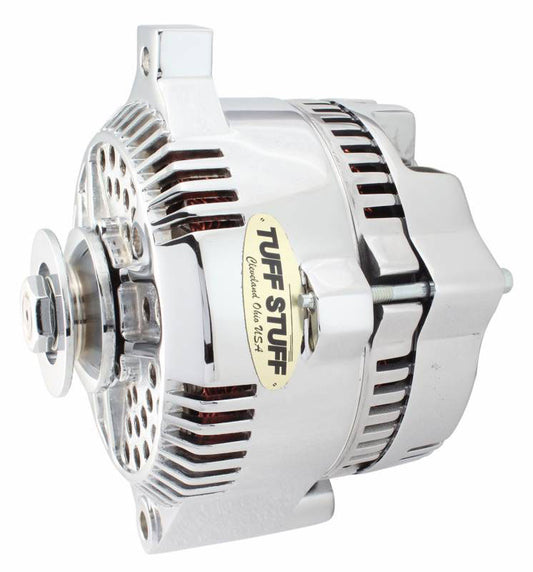 Chrome Ford Internal Regulator Alternator
150 Amp, Suit Most 93-00 5.0L, Single V-Groove Pulley