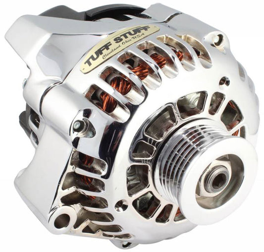 Polished GM LS1 Alternator
125 Amp, OEM Replacement, Serpentine Pulley