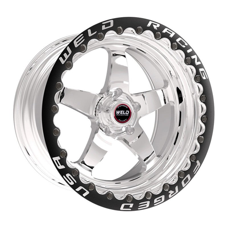 RT-S S71 15 x 8.33" Wheel, Polished with Single Beadlock for M/T
5 x 4.75" Bolt Circle with 5.5" Backspace. Low Pad Height