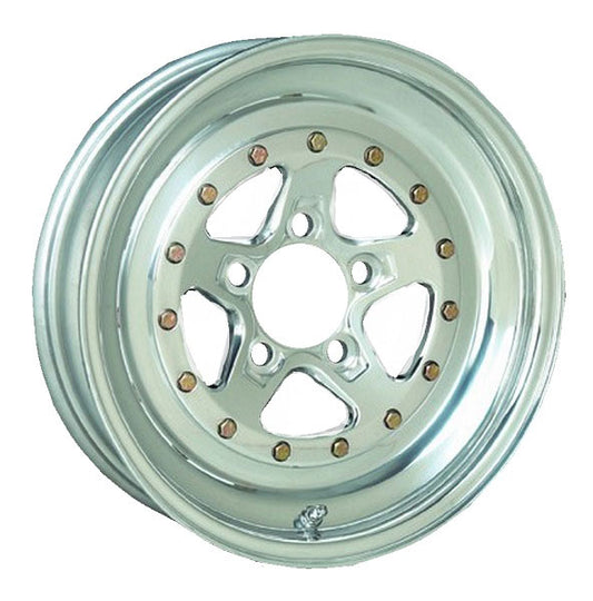 AlumaStar 2.0 15 x 4" Wheel - Polished Finish
5 x 4.75" Bolt Circle with 1.75" Backspace