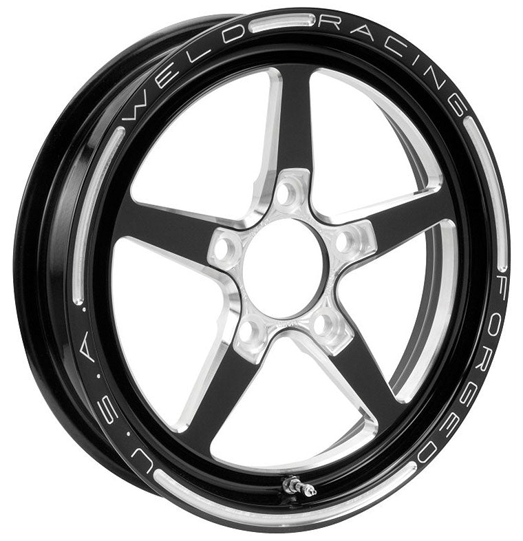 Aluma-Star 15 x 9" Wheel, Black
5 x 4.5" Bolt Circle with 5" Backspace