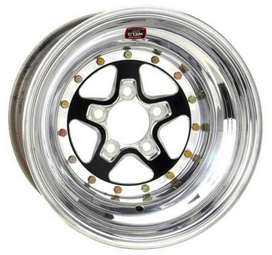 AlumaStar 2.0 15 x 10" Wheel - Black Center/Polished Outter Finish
5 x 4.5" Bolt Circle with 7" Backspace