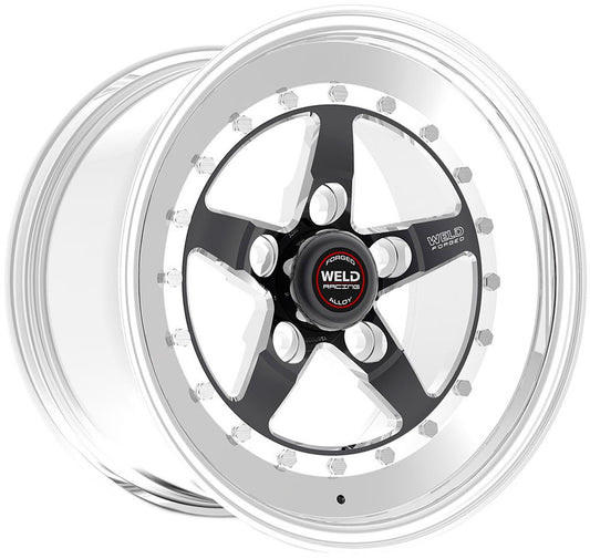 WeldStar RT 15" x 10" Wheel, Polished with Black Center
5 x 4.5 Bolt Circle with 3.5" Backspace