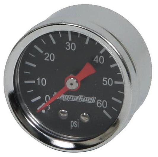 Fuel Pressure Gauge
0-60 PSI, 1-1/2" O.D, Black Face