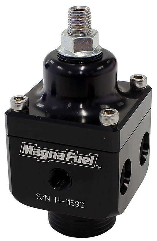 Magnafuel 4 Port Fuel Regulator, Black
x1 -10AN In, x4-6AN Out, 1600+ HP, 4-12 Psi