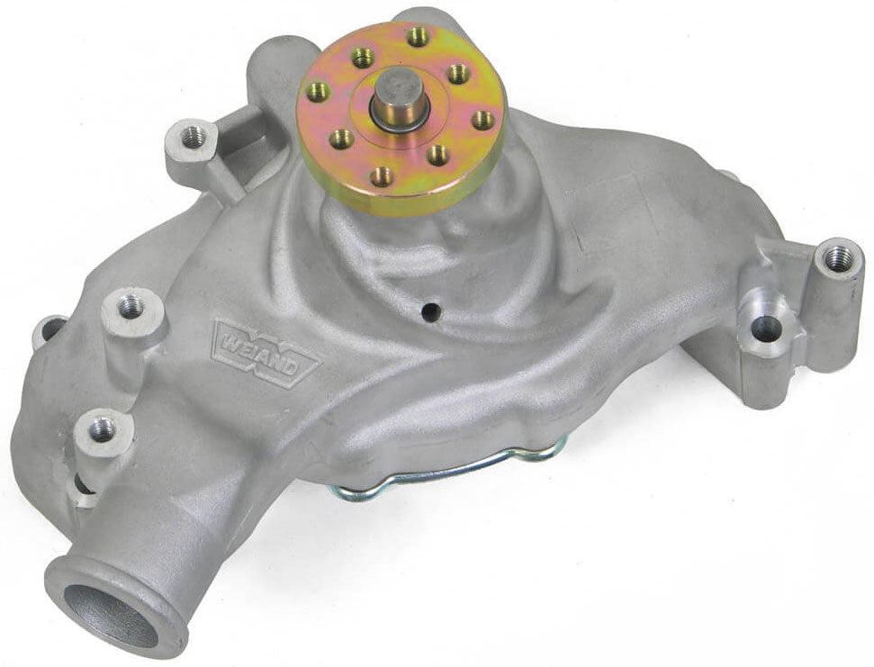 Weiand BB Chev Action +Plus Water Pump
With "Twisted Snout" design, Long, Satin Finish