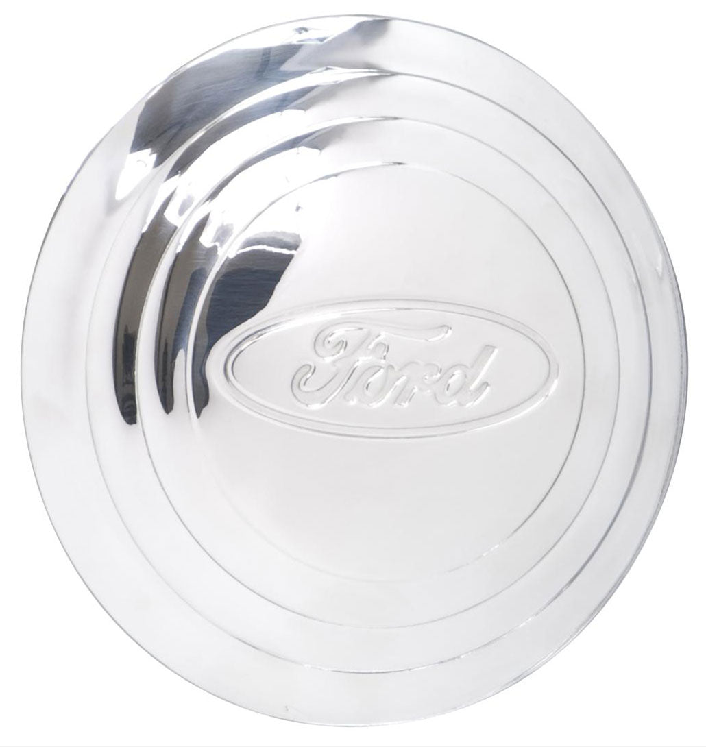 Chrome Street Rod Wire Cap
Ribbed With Ford Logo