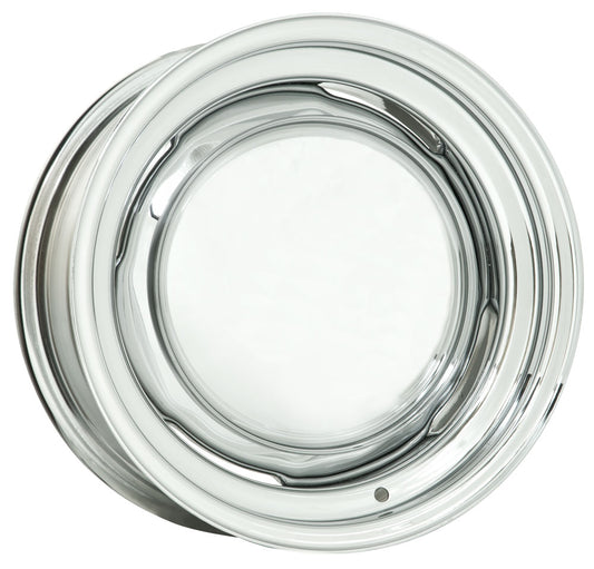 Chrome O.E Ford Rim - Chev Style 15 x 7"  4-1/2" Bolt Circle With 4-1/4" Back Space