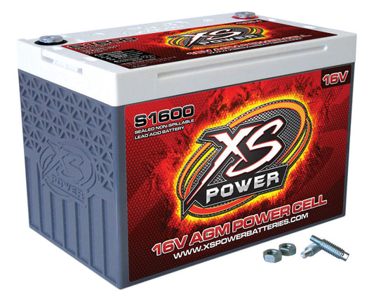 S1600 16 Volt AGM Starting Battery
2,000 Max Amps, 520CA