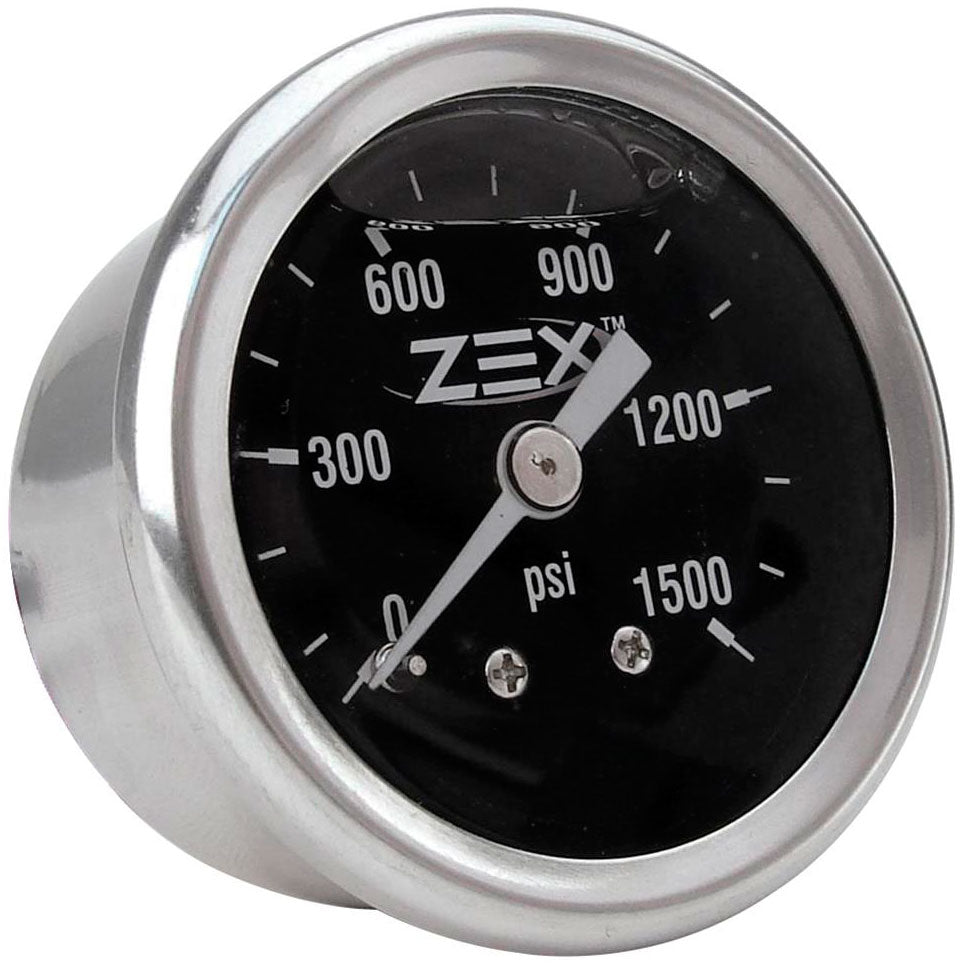 1-1/2" Liquid Filled Nitrous Pressure Gauge
0-1500 psi