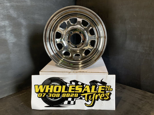 WHEEL STEEL 15" X 7" FORD 5 STUD X 114.3 CHROME